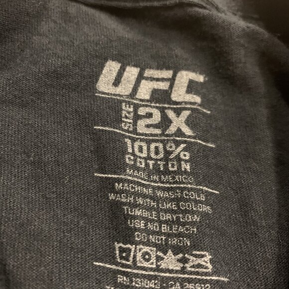 UFC 311 Makhachev vs. Moicano T-Shirt Men's 2XL Black Event Fight Promo Tee - Picture 3 of 7